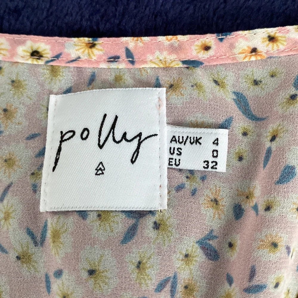 Princess Polly Pink Floral Crop Top - Picture 3 of 4